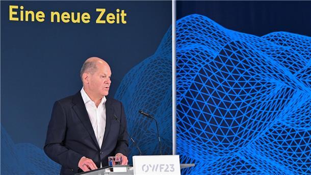 Scholz: Ausländische Fachkräfte müssen willkommen sein Kanzler Olaf Scholz: „Ostdeutschlands Wirtschaft erlebt einen Boom.“