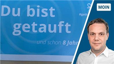 Moin-Kolumne: Eine Erinnerung an die Taufe ist doch eine gute Idee Karte der Kirche, Moin-Bild
