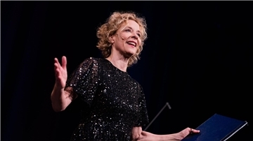 Katja Riemann beim Literaturfestival Lit.Cologne.