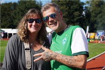 Katja und Tobias Vollmers freuen sich auf das Spiel