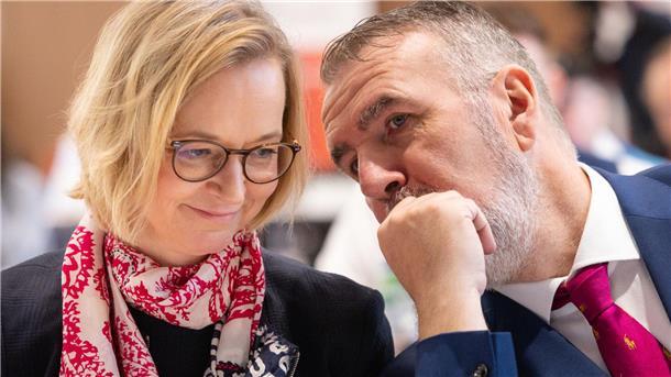 Katja Wolf und Steffen Schütze sind Vorsitzende des BSW-Landesverbands Thüringen.