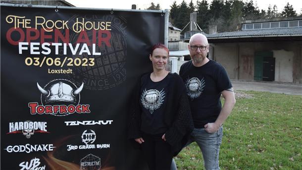 Katrin und Lars Hill hoffen auf viele Besucher beim Open Air.