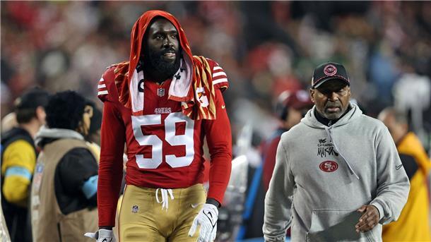 Nach Eklat: Keine Zukunft für Footballer Campbell bei 49ers Kein Bock auf das Spiel: De’Vondre Campbell.