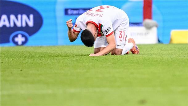 Keven Schlotterbeck ärgerte sich über die Pleite in Heidenheim. 