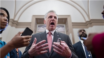 Kevin McCarthy, Sprecher des US-Repräsentantenhauses, äußert sich zu den Verhandlungen zur Schuldengrenze.