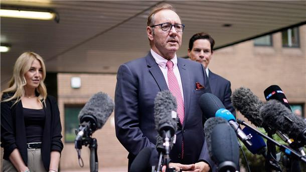Freispruch: Was wird aus Kevin Spaceys Schauspielkarriere? Kevin Spacey spricht vor dem Southwark Crown Court in London.