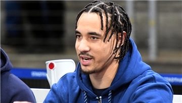 Khalid Thomas saß am Sonnabend beim Heimspiel gegen Leverkusen als Zuschauer auf der Bank. Gegen Kirchheim soll der Eisbären-Neuzugang sein Debüt feiern.