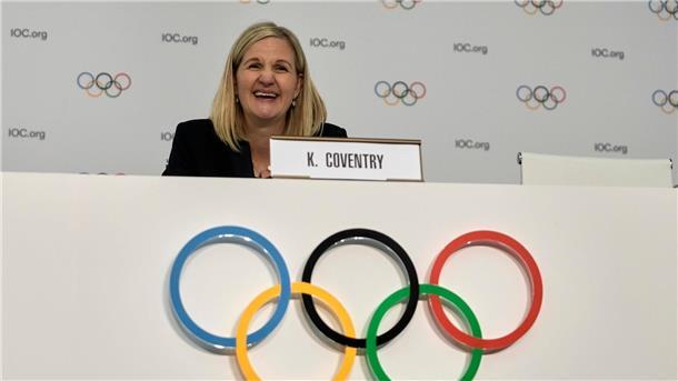 Kirsty Coventry ist die erste Frau an der Spitze des IOC.