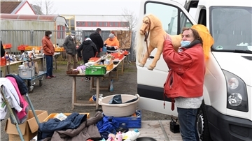 Klaus Jochimsen durfte seinen Flohmarkt „Rotersand“ am vergangenen Wochenende noch öffnen. Nun hat die Stadt die Märkte verboten.