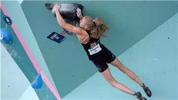 Kletterin Lucia Dörffel hat kaum noch Chancen auf das olympische Finale.