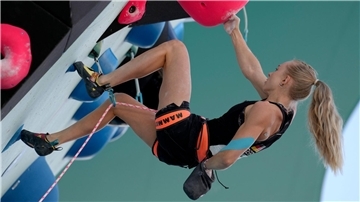 Kletterin Lucia Dörffel verpasst das olympische Finale.