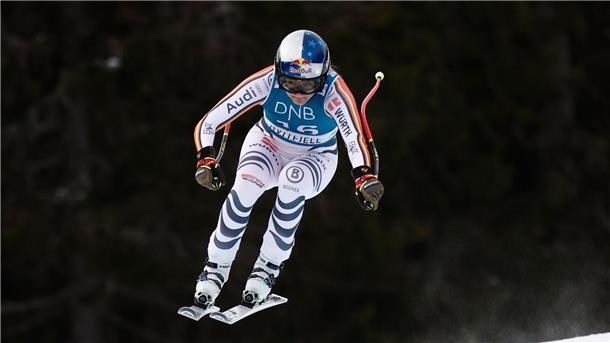 Knappe Sache: Emma Aicher lag letztlich 0,03 Sekunden vor der US-Amerikanerin Lauren Macuga.