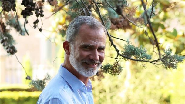 König Felipe VI. von Spanien im August 2022 auf Mallorca.