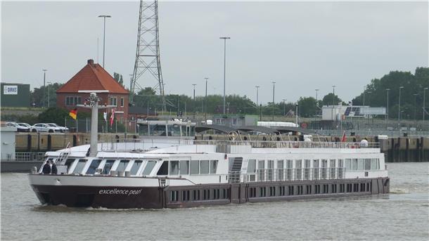 Kommt am Donnerstag in Bremerhaven an: Das Flusskreuzfahrtschiff „Excellence Pearl“.