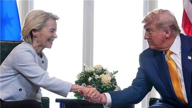 Von der Leyen sagt Trump neuen Plan zu russischer Energie zu Kommt erneut Forderungen von US-Präsident Donald Trump nach: EU-Kommissionschefin Ursula von der Leyen. (Archivbild)