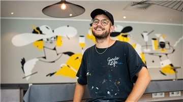 Sprayer Krashkid bringt Kinderbuch für Fahrradfans heraus Krashkid ist bekannt für seine Graffitis.