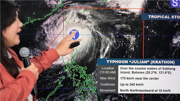 „Winde wie ein Erdbeben“: Supertaifun Krathon tobt in Asien „Krathon“ wird mittlerweile als Supertaifun eingestuft.