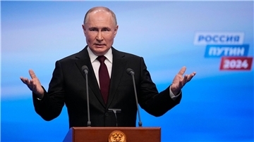 Kremlchef Wladimir Putin wertet das Wahlergebnis als Vertrauensbeweis der Bürger.