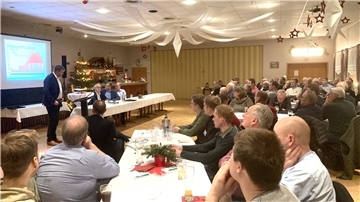 Mitglieder bei der Jahreshauptversammlung der Marschenland Erzeugergemeinschaft