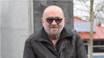 Künstler Herbert Döring-Spengler zu Besuch in Cuxhaven.