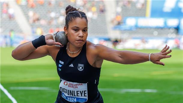 Kugelstoß-Olympiasiegerin Yemisi Ogunleye zählt bei der Wahl zur „Sportlerin des Jahres“ zu den Favoritinnen.
