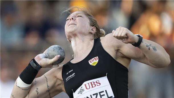 Kugelstoß-Olympiasiegerin Ogunleye in Lausanne Zweite Kugelstoßerin Alina Kenzel wurde beim Meeting in Lausanne Achte.