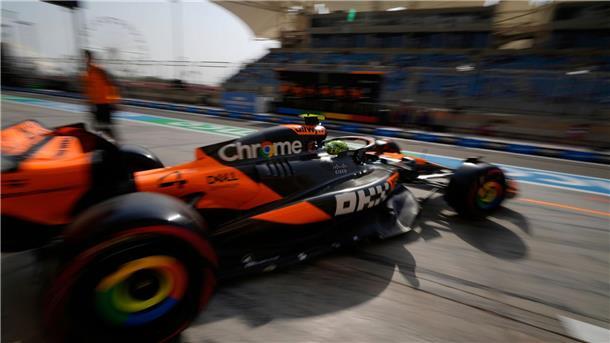 McLaren enteilt der Formel-1-Konkurrenz in Bahrain Lando Norris führt vor dem Rennen in Bahrain die WM an.