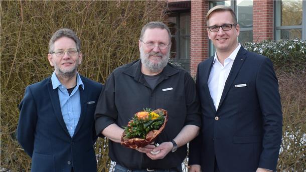 Drei Männer Ehrung