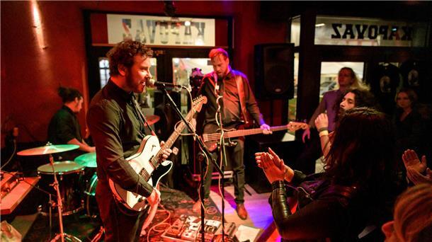 Lange Bandnacht: Die Band Fuzziebär füllte mit Postpop und Postrock das Kapovaz. Foto: Masorat-f
