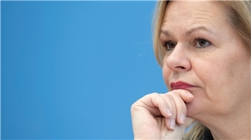Laut Nancy Faeser war Deutschland auch im vergangenen Jahr wieder Hauptzielland der irregulären Migration in Europa.