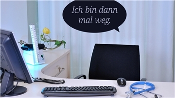 Leere Stühle in den Arztpraxen