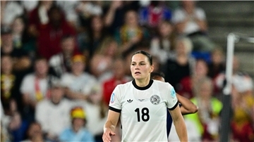 Leipzigs Giovanna Hoffmann könnte das Halbfinale der Nations League verpassen.