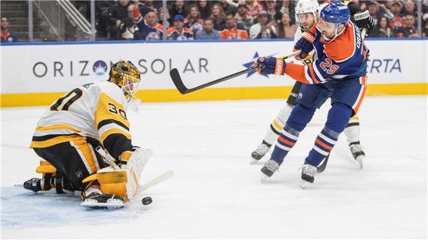 Draisaitl ebnet den Weg bei Oilers-Heimsieg Leon Draisaitl (29) erzielte für die Edmonton Oilers gegen die Pittsburgh Penguins sein viertes Tor der Saison.
