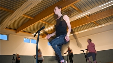 Leoni Hentschel hat „Jumping Fitness“ ausprobiert.
