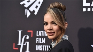Leslie Grace beim Los Angeles Latino International Film Festival.