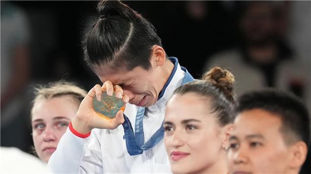 Boxerinnen Khelif und Lin Fahnenträgerinnen bei Schlussfeier Lin Yu-ting gewinnt trotz der Debatte um ihr Geschlcht Gold und darf für Taiwan als Fahne bei der Schlussfeier tragen.