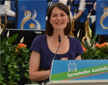 Lobte die Tarmstedter Ausstellung als Schaufenster der niedersächsischen Landwirtschaft: Die niedersächsische Ministerin für Ernährung, Landwirtschaft und Verbraucherschutz: Miriam Staudte