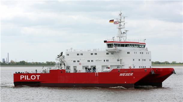 Lotsenschiff Weser- Probefahrt