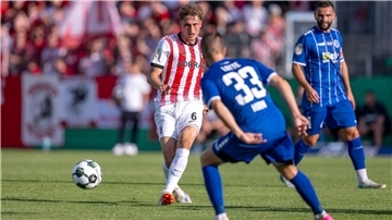 Lotte verteidigte gegen den Bundesligisten eng und kompakt. 