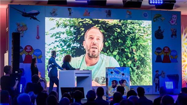 Luc Rémond, Autor des ausgezeichneten Spiels „Sky Team“, war bei der Preisverleihung verhindert.