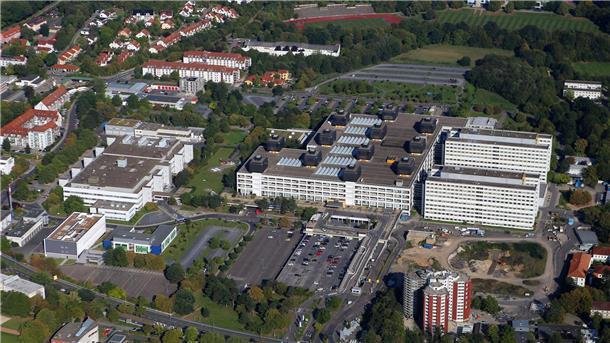Unimedizin-Neubau im Zeitplan: Spatenstich Ende 2024 Luftaufnahme der Universitätsmedizin Göttingen (UMG).