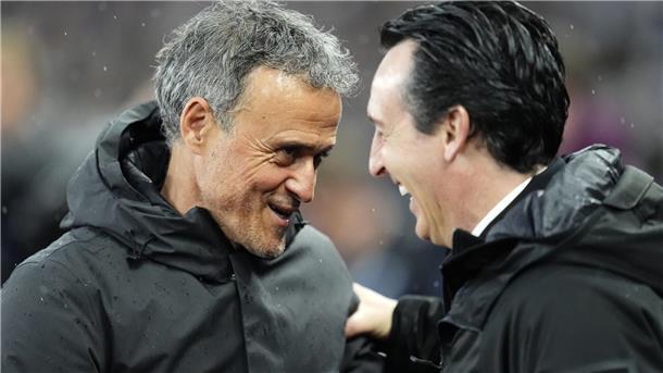 PSG-Lektion nach Halbfinal-Einzug: „Nie zu sicher sein“ Luis Enrique (links) setzte sich am Ende gegen Unai Emery durch