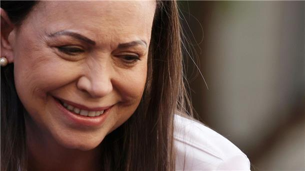 Machado gilt als Widersacherin von Präsident Maduro. (Archivbild)