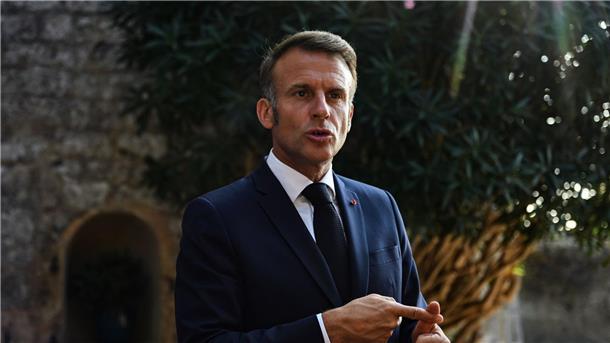 Israel: Kein Macron-Besuch ohne Kurswechsel Frankreichs Macron hatte im Juli angekündigt, einen palästinensischen Staat anerkennen zu wollen. (Archivbild)