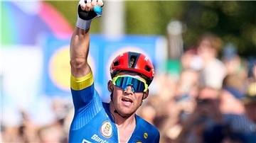 Mads Pedersen ist Sieger der Deutschland Tour 2024.