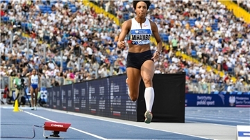 Malaika Mihambo musste sich in Chorzow mit Platz vier zufriedengeben.