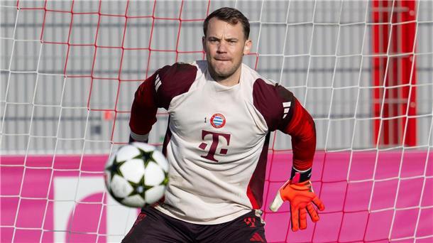 Manuel Neuer war im Abschlusstraining nicht zu sehen.