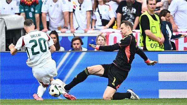 Manuel Neuer zeigte gegen Ungarn seine beste Leistung seit Langem im deutschen Tor.