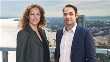 Manuela Drews und Clemens Sommerfeld gehören zur Geschäftsführung von J. Müller Weser.