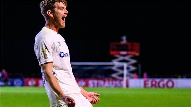 Immer wieder Kane: Bayern siegt im DFB-Pokal in Köln Marcus Mathisen traf beim Magdeburger Pokal-Erfolg zum 2:0.